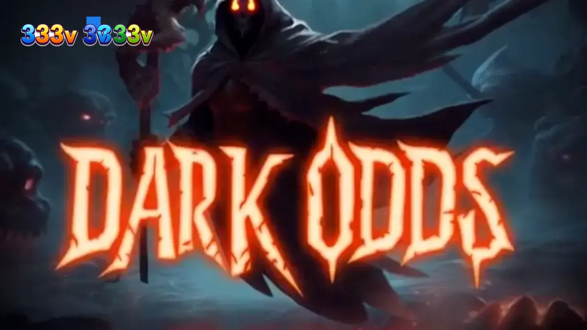 Tampilan visual slot bertema horor Dark Odds dengan suasana mencekam